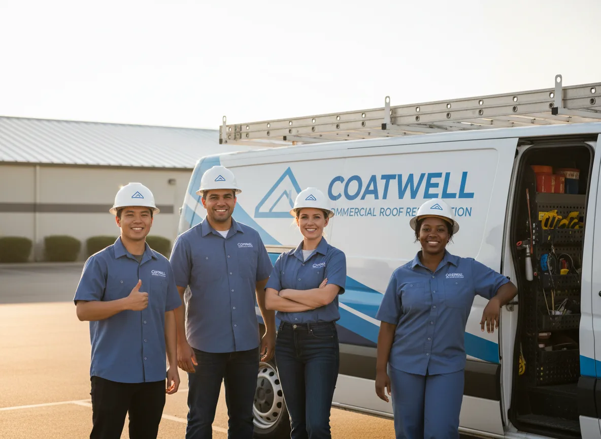 Commercial roof coating company in Ferney, SD